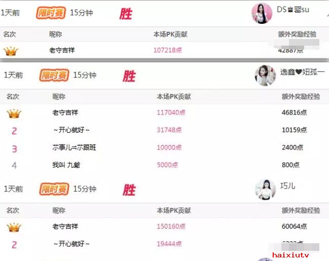 美女主播幸福到眩晕 土豪助力豪礼满榜6